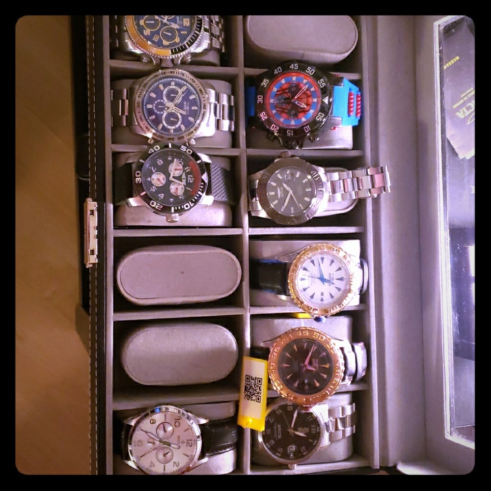 9 invicta watches 150 each